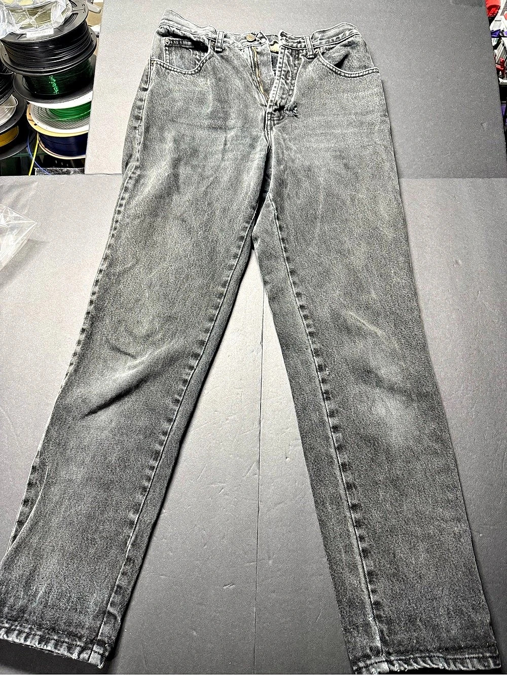 Gap Straight Leg Jeans Gray Waist 8 Long